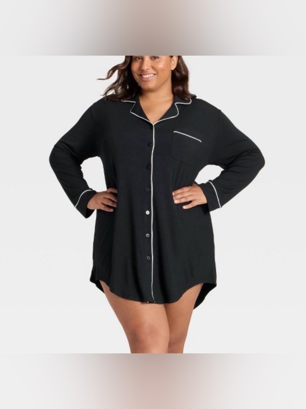 Long sleeve nightgown